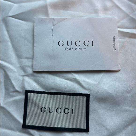 Gucci Black and Gold Chain Bag with Red Trim - Picture 10 of 10